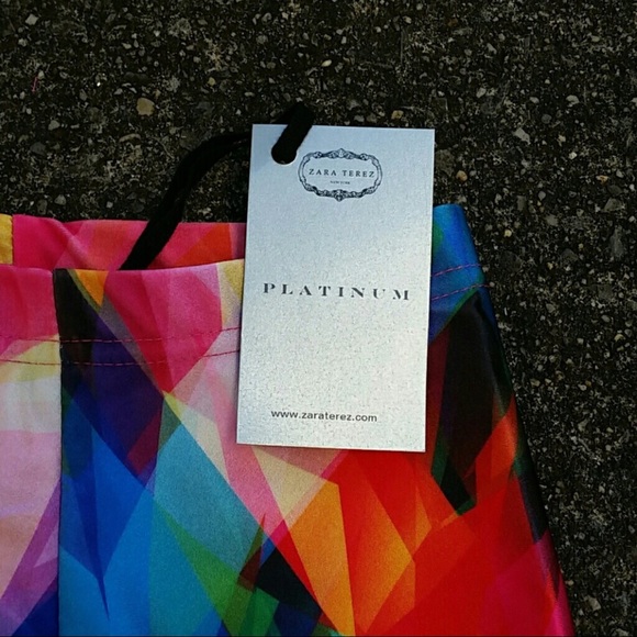 Zara Terez NWT Kaleidoscope Multi Color Leggings L 14 - Picture 4 of 4